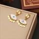 Blaues Auge Mesh Kette Halskette Set - Edelstahl Mode Schmuck