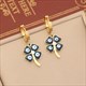 Beaded Flower Pendant Necklace With Crystal Snake Chain