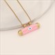 New Fashion Jewelry 3D Devil'S Eye Pendant Necklace Personalized Stainless Steel For Women