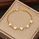 Rhinestone Heart Necklace Gold 36L Stainless Steel New Trendy Chain Choker Jewelry Gift Party For Women Girl
