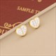 Rhinestone Heart Necklace Gold 36L Stainless Steel New Trendy Chain Choker Jewelry Gift Party For Women Girl