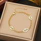 Vintage Eye Pendant Necklace Stainless Steel Choker