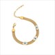 Multi Layer Chain Turquoise Eye Necklace Charm Stainless Steel