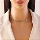 Stainless Steel Butterfly Pentagram Heart Necklace With Rough Chain
