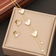 Butterfly Tassel Long Pendant Necklace 36L Stainless Steel Non-Fading Chain Jewelry