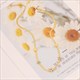 Stainless Steel Pendant Eye Necklace Clavicle Chain For Women