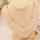 Stainless Steel Pendant Eye Necklace Clavicle Chain For Women