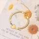 Stainless Steel Pendant Eye Necklace Clavicle Chain For Women