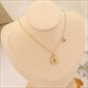 Stainless Steel Pendant Eye Necklace Clavicle Chain For Women