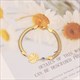 Stainless Steel Pendant Eye Necklace Clavicle Chain For Women