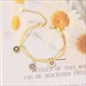 Stainless Steel Pendant Eye Necklace Clavicle Chain For Women