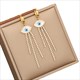 Eye Pendant Necklace Thick Chain Stainless Steel Non-Fading Jewelry