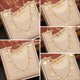 Flower Heart Charm Necklace And Earrings Set With Zircon Geometric Pendant