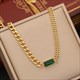 Green Zircon Heart Pendant Necklace Pentagram Butterfly Fashion Jewelry Gold 36L Stainless Steel New Party Gift For Women