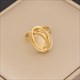 White Stone Pendant Necklace 36L Stainless Steel Hollow Metal New Fashion Non Fading Jewelry Party Gift For Women Gold Color
