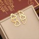 Colour Flat Snake Chain Heart Necklace Gold 36L Stainless Steel New Non Fading Clavicle Chain Jewelry Party Gift For Women