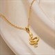 Pendant Necklace Cute Sun Round Necklaces Gold Color Stainless Steel Chain Jewelry Fashion Gift New Free Shipping For Women8K