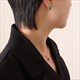 Vintage Fashion Pendant Necklace And Earring Set With Stainless Steel Chain