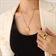 Geometric Minimalist Building Block Shape Pendant Necklace