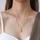 Bear Pendant Stainless Steel Sweater Chain Necklace
