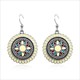 Bohemian Rainbow Flower Earrings Multi-Color Ethnic Fashion