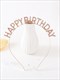 Happy Birthday Alphabet Stirnband Mit Strasssteinen Und Legierung