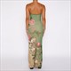 Suspender Dress Women Fashion Vneck Slim Long Skirt Club Robe Jy2359Sk Print Women'S Beach Party Summer Sleeveless