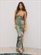 Suspender Dress Women Fashion Vneck Slim Long Skirt Club Robe Jy2359Sk Print Women'S Beach Party Summer Sleeveless