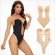 Women'S Invisible Underwear One-Piece Shapewear Abdominal Body Corset Wedding Gown Deep V Evening Gown U Shape Backless Corset