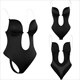 Women'S Invisible Underwear One-Piece Shapewear Abdominal Body Corset Wedding Gown Deep V Evening Gown U Shape Backless Corset