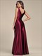 Evening Dresses Elegant V Neck Split Ruffles Wholesale Stain