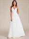 Wholesale Bridesmaid Dresses Backless V Neck Appliques Mesh
