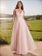 Wholesale Bridesmaid Dresses Backless V Neck Appliques Mesh