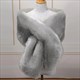 Women Autumn Winter Faux Fur Scarves Bridal Shawl Wraps Plush Scarf Wedding Party Cape Warm Bolero Shrug Lady Sexy