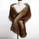 Women Autumn Winter Faux Fur Scarves Bridal Shawl Wraps Plush Scarf Wedding Party Cape Warm Bolero Shrug Lady Sexy