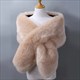 Women Autumn Winter Faux Fur Scarves Bridal Shawl Wraps Plush Scarf Wedding Party Cape Warm Bolero Shrug Lady Sexy