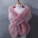 Women Autumn Winter Faux Fur Scarves Bridal Shawl Wraps Plush Scarf Wedding Party Cape Warm Bolero Shrug Lady Sexy
