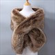 Women Autumn Winter Faux Fur Scarves Bridal Shawl Wraps Plush Scarf Wedding Party Cape Warm Bolero Shrug Lady Sexy