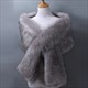 Women Autumn Winter Faux Fur Scarves Bridal Shawl Wraps Plush Scarf Wedding Party Cape Warm Bolero Shrug Lady Sexy