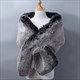 Women Autumn Winter Faux Fur Scarves Bridal Shawl Wraps Plush Scarf Wedding Party Cape Warm Bolero Shrug Lady Sexy