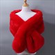 Women Autumn Winter Faux Fur Scarves Bridal Shawl Wraps Plush Scarf Wedding Party Cape Warm Bolero Shrug Lady Sexy