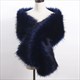 Women Autumn Winter Faux Fur Scarves Bridal Shawl Wraps Plush Scarf Wedding Party Cape Warm Bolero Shrug Lady Sexy