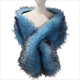 Women Autumn Winter Faux Fur Scarves Bridal Shawl Wraps Plush Scarf Wedding Party Cape Warm Bolero Shrug Lady Sexy