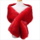 Women Autumn Winter Faux Fur Scarves Bridal Shawl Wraps Plush Scarf Wedding Party Cape Warm Bolero Shrug Lady Sexy