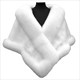 Trendy Faux Fur Shawl Wedding Bridal Warm Coat Fine Touch Outwear Cape Coat For Working Soft Autumn Winter