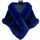 Trendy Faux Fur Shawl Wedding Bridal Warm Coat Fine Touch Outwear Cape Coat For Working Soft Autumn Winter