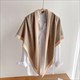 Double-Sided Cashmere Knitted Shawl Solid Color Triangle Scarf Cloak