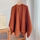Poncho Cloak Knitted Small Shawl Women'S Outerwear Fashion High-End Shoulder Sweater Camisole Scarf Cape O2 Spring And Autumn