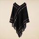 New Women'S Loose Sweaters Knitwear Shawl Cloak Ethnic Style Tassel Capes Ponchos