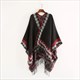 Geometric Tassel Pashmina Poncho And Capes Coat - Autumn Winter Warm Shawl